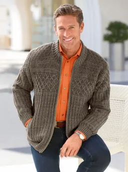 marco donati Strickjacke schilf-meliert – Produktbild 1 von 1