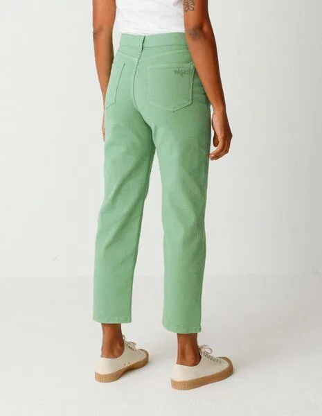 SKFK SKFK Straight Leg Jeans Ania - Green Grass – Produktbild 1 von 4