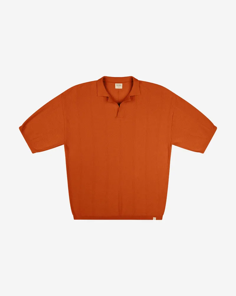 MATONA MATONA Herren vegan Poloshirt Pekannussbraun, Braun, – Produktbild 1 von 2