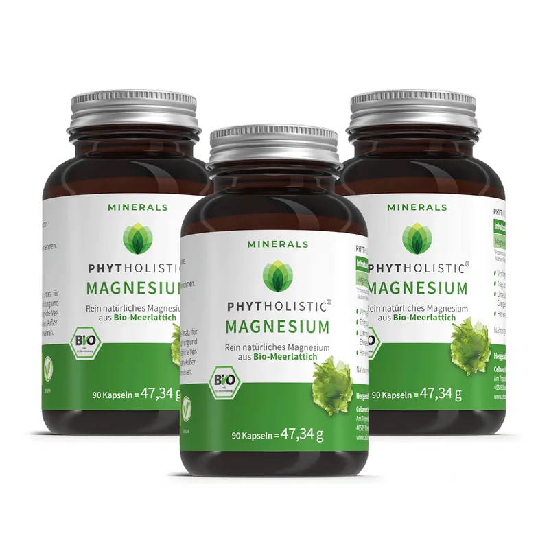 Cellavent Healthcare Bio Magnesium Tabletten - Phytholistic Magnesium 3 Monate – Produktbild 1 von 2