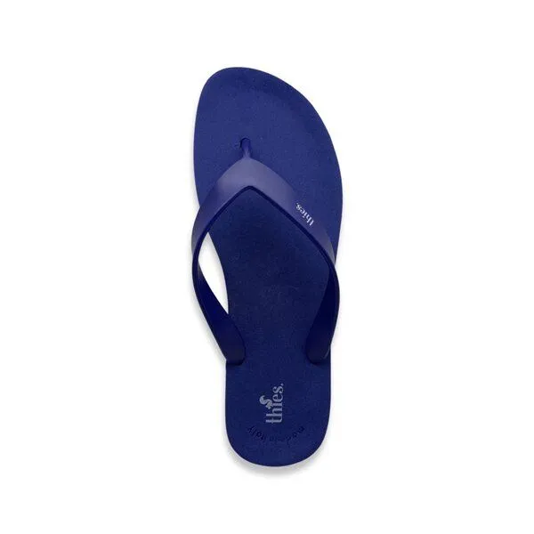 thies thies Vegane Eco Thong Beach Sandale aus pflanzenbasierendem Kunststoff MEN, Royal blue (blau), – Produktbild 4 von 4