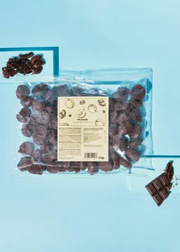 KoRo Pflaumen in dunkler Schokolade 1 kg – Produktbild 1 von 1