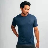 VIDAR Sport VIDAR Sport Herren Natural Sport Tee aus TENCEL Lyocell, Blau, – Produktbild 1 von 1