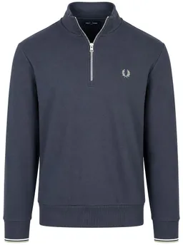 Fred Perry Fred Perry Half Zip Pullover Dunkelblau - Größe S – Produktbild 1 von 1