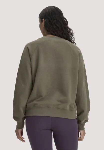 hessnatur hessnatur Sweatshirt Relaxed aus Bio-Baumwolle mit recycelter Baumwolle, Silbergrün, – Produktbild 2 von 4