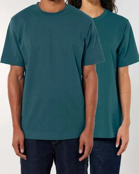 YTWOO YTWOO Sehr dickes Unisex T-Shirt | 240 g/qm | Top Premium Bio-Baumwolle, Sternenblau, – Produktbild 1 von 4