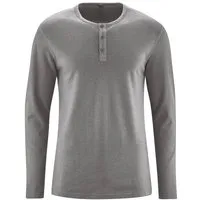 HempAge HempAge Herren Langarm-Shirt Hanf/Bio Baumwolle, Taupe, – Produktbild 1 von 1