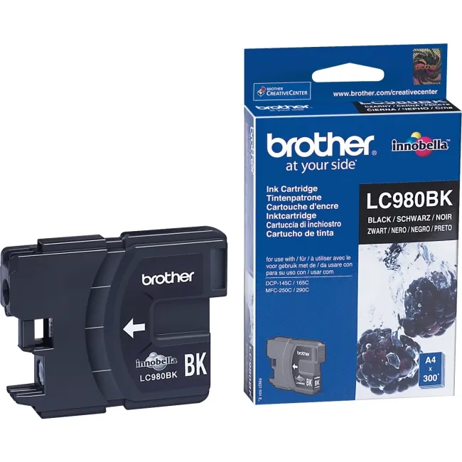 Brother Brother Tintenpatrone LC-980BK schwarz – Produktbild 3 von 3