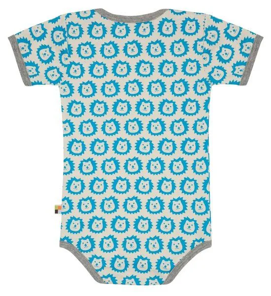 loud + proud loud + proud Baby Body Kurzarm, GOTS-zertifiziert, Aqua(blau), – Produktbild 1 von 1