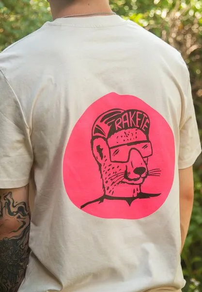 päfjes päfjes Gepard die Rakete Fahrrad Gravel - Unisex Männer Bio T-Shirt – Produktbild 2 von 4