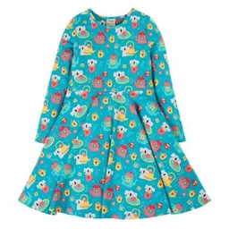 Frugi Frugi Kleid Koala Tea Time Sofia Skater Dress – Produktbild 1 von 1