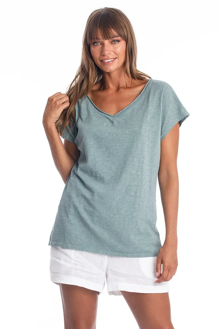 RAVENS VIEW IBIZA RAVENS VIEW IBIZA Damen vegan Top Arizona Chinois Grün, Grün, – Produktbild 2 von 2