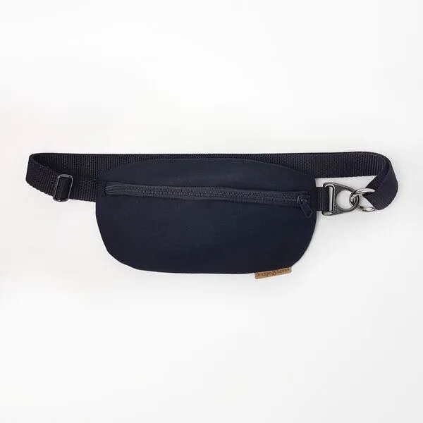 Bridge&Tunnel Bridge&Tunnel Bumbag Denim, All black, – Produktbild 1 von 3