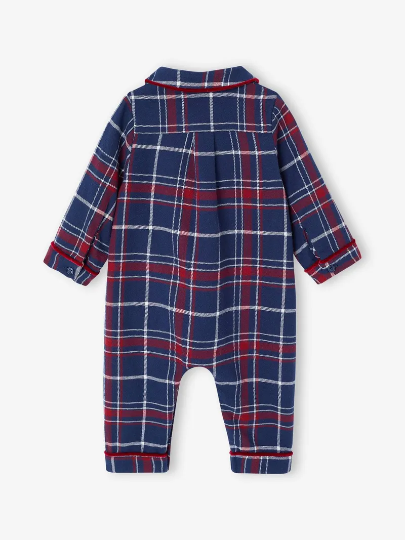 Envie De Fraise Baby Schlafanzug aus Flanell, Bordeaux, – Produktbild 4 von 4