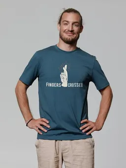 watapparel watapparel T-Shirt Unisex Fingers crossed – Produktbild 1 von 1