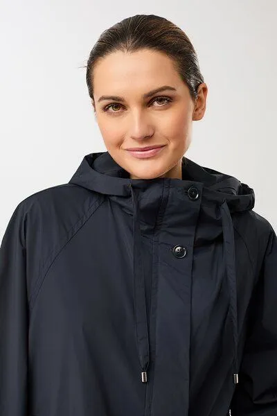 LangerChen LangerChen Modische Kapuzenjacke mit großen Taschen, Navy (blau), – Produktbild 4 von 4