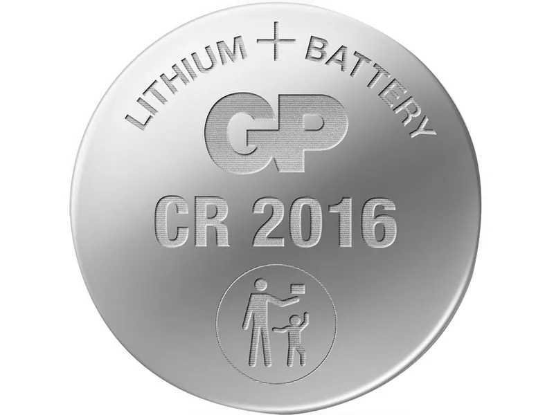 GP Battery GP Battery Lithium-Knopfzelle "CR2016", 5 Stk. – Produktbild 1 von 1
