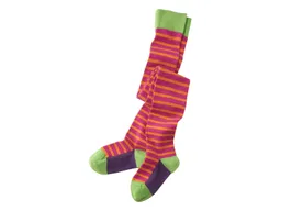 grödo Kinder Strumpfhose mandarine-geringelt Gr.1-2 – Produktbild 1 von 1