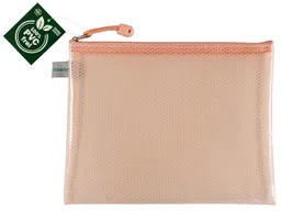 FolderSys FolderSys Kleinkram-Beutel "Candy Bag" mit RV, DIN A5, EVA, pastell apricot transparent – Produktbild 1 von 1