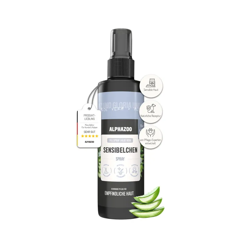 ALPHAZOO ALPHAZOO Sensibelchen Fellspray für Hunde – Produktbild 1 von 2