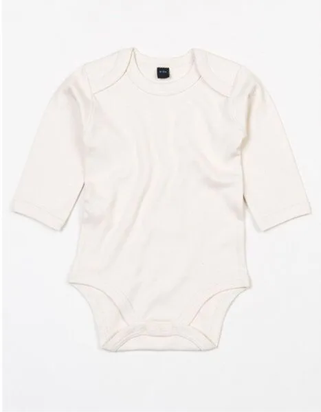 Babybugz Babybugz Baby Kimono Wickelbody Strampler Langarm, Natur, – Produktbild 1 von 2