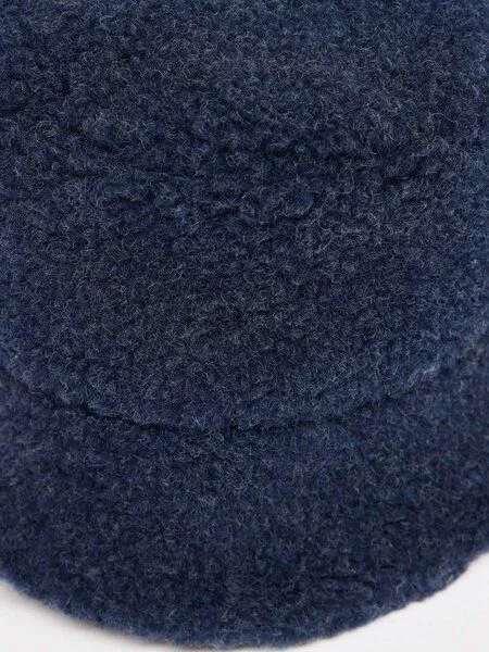 LANIUS LANIUS Teddy Hut aus Bio-Schurwolle und Bio-Baumwolle, Blue, – Produktbild 3 von 4