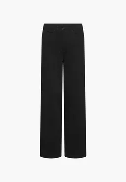 LAURIE LAURIE Damen vegan Jeans Carol Loose Mittellang Schwarz – Produktbild 1 von 1