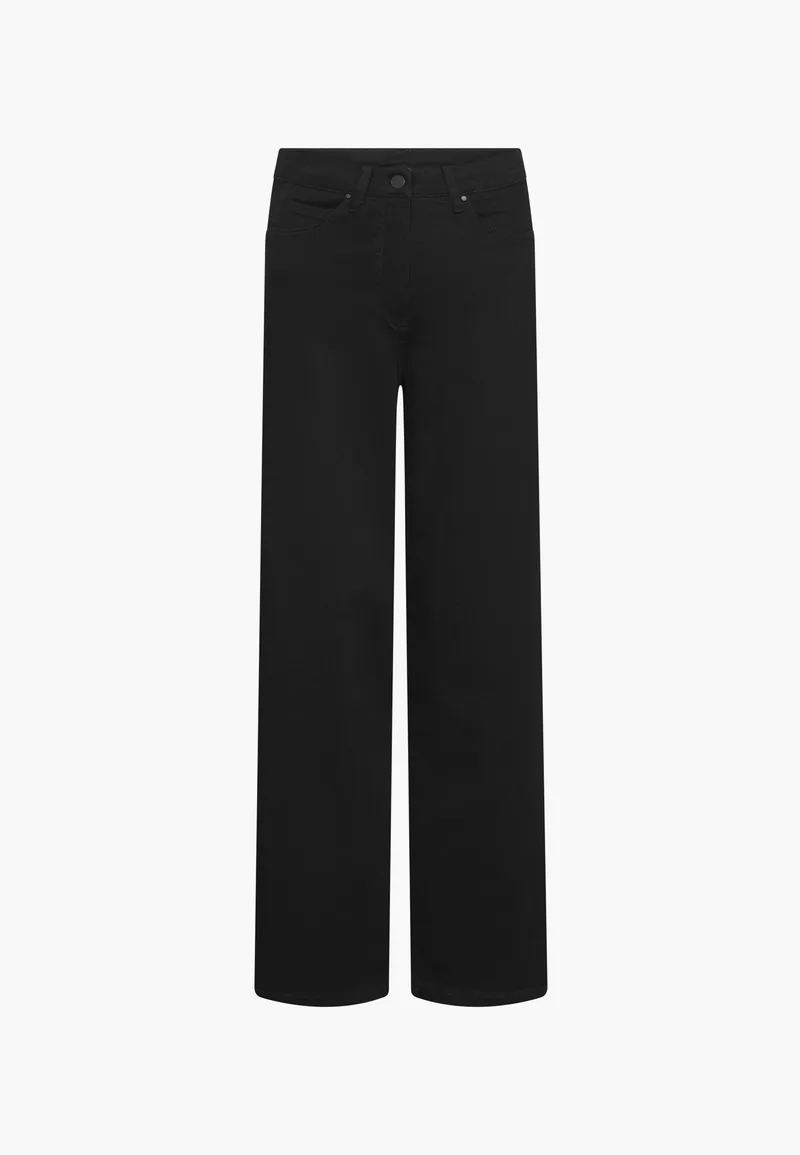 LAURIE LAURIE Damen vegan Jeans Carol Loose Mittellang Schwarz, Schwarz, – Produktbild 1 von 2