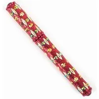 El Puente El Puente Kugelschreiber mit Kappe | Fair Trade & Handmade aus Indien, Gold,rot, – Produktbild 1 von 1