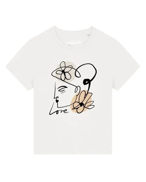 watapparel watapparel T-Shirt Frauen Self love, Off white, – Produktbild 1 von 2