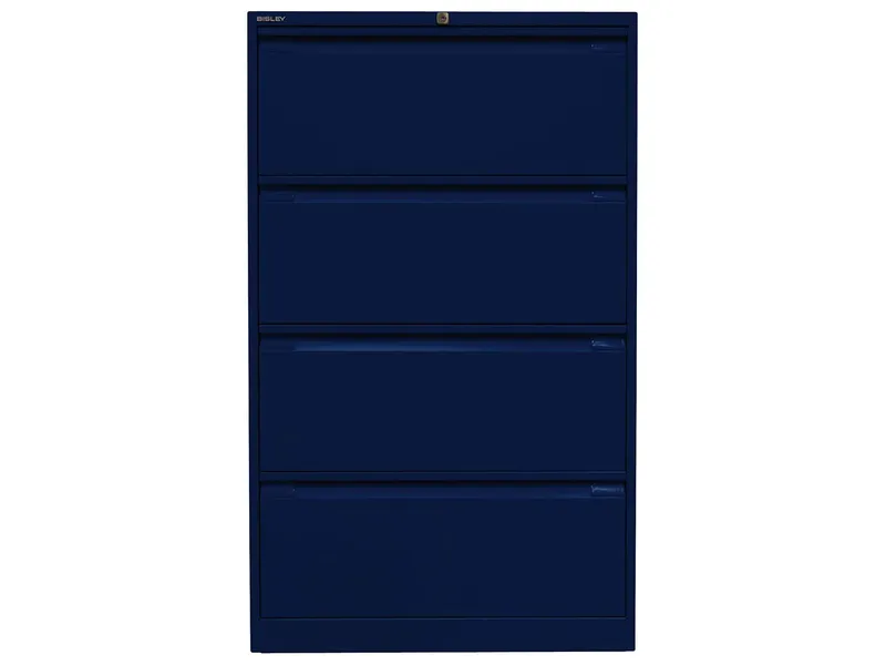 Bisley Bisley Registraturschrank oxfordblau 4 Schubladen 2-bahnig – Produktbild 1 von 1