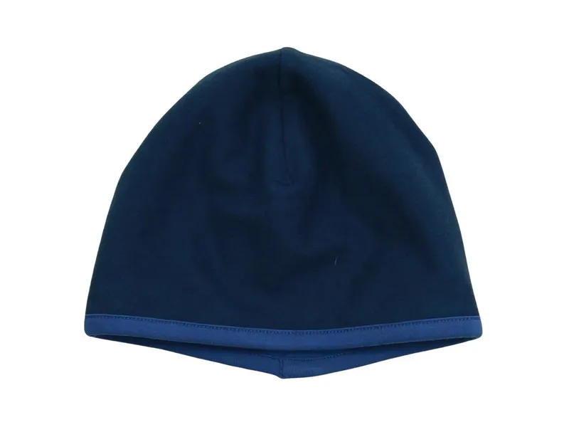 Enfant Terrible Enfant Terrible Kinder Wende Mütze Bio-Baumwolle uni ultramarine-night, Blau, – Produktbild 2 von 2