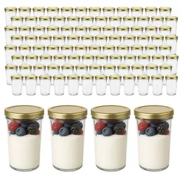 mikken mikken 100 Dessertgläser 150 ml Einmachgläser mit Schraubdeckel – Produktbild 1 von 1