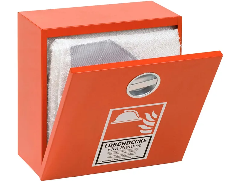 WERO WERO Wandbehälter für Löschdecken, leer, aus Stahlblech, 30 x 30 x 12,5 cm – Produktbild 1 von 1