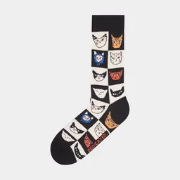 Dedicated DEDICATED Sigtuna Socken Cat Bingo - Black – Produktbild 1 von 1