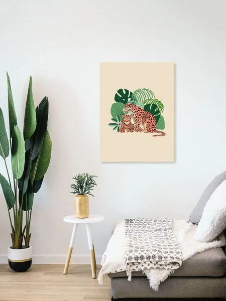Photocircle Photocircle Poster / Leinwandbild - Blush Jaguars – Produktbild 4 von 4