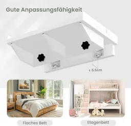 EUGAD Nachttisch (1-St), Bettablage zum Einhängen, für Hochbett Etagenbett – Produktbild 1 von 1