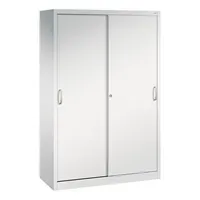 C+P C+P Schiebetürenschrank aus Stahl 120 cm breit lichtgrau T 50 H 195 – Produktbild 3 von 3