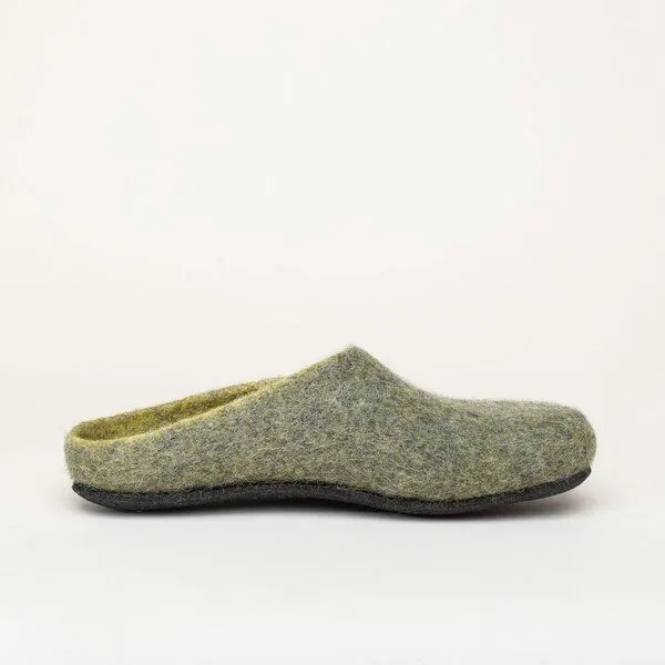 Magicfelt Magicfelt Filz-Hausschuh 709 aus 100% Merino-Wolle für Damen & Herren, Gelb, – Produktbild 4 von 6