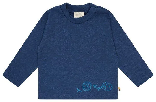 loud + proud loud + proud Babys & Kinder Shirt Slub Jersey, GOTS zertifiziert, Ultramarine(blau), – Produktbild 2 von 2