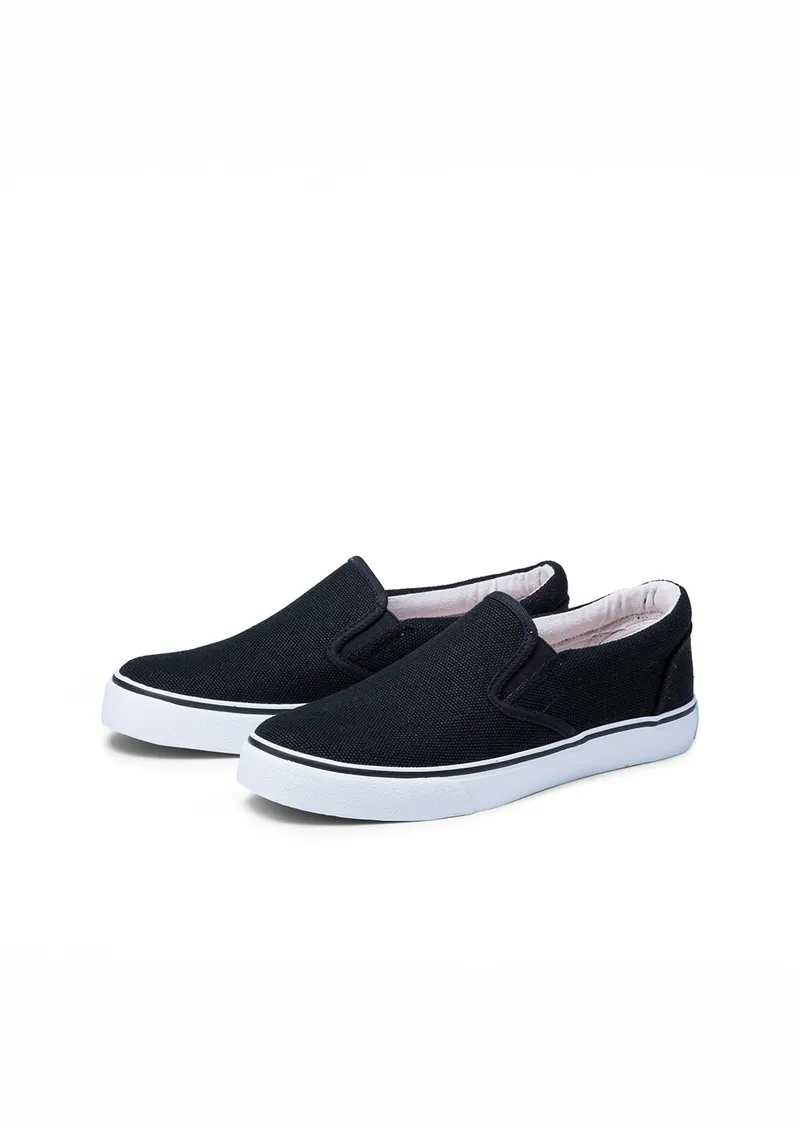 Grand Step Shoes Hanf Slipper Modell: Stacy, Black, – Produktbild 1 von 1