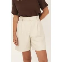 Näz Näz Damen vegan Kurze Hosen Elise White, Weiß, – Produktbild 1 von 1