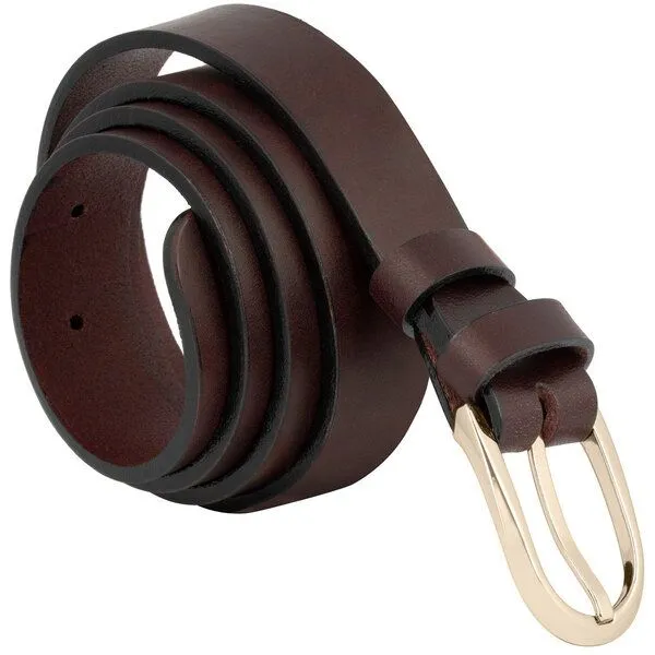 Simaru Simaru Premium-Ledergürtel für Damen 25mm Manaus - EU, Braun, – Produktbild 1 von 4