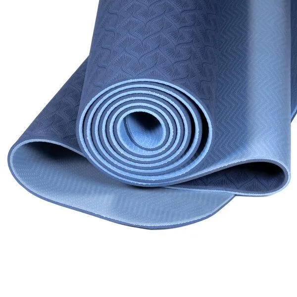 Just Be Just Be Yogamatte TPE 0,5 cm, Blau, – Produktbild 3 von 4
