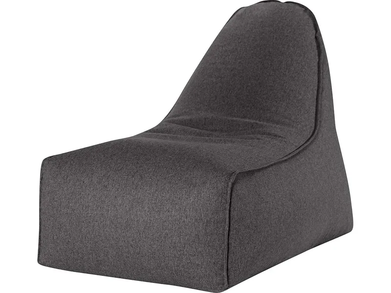 Sitzsack "Boogie", mit Griff, 100 x 70 x 80 cm, Anthrazit, – Produktbild 1 von 1