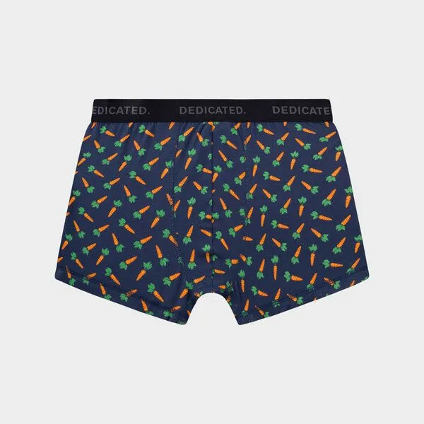 Dedicated DEDICATED Boxershorts Kalix Carrots - Navy – Produktbild 1 von 1