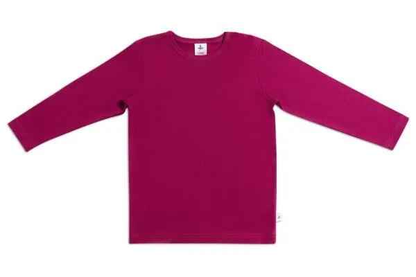 Leela Cotton Leela Cotton Langarmshirt, Fuchsia, – Produktbild 1 von 1
