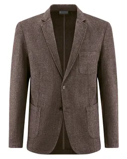HempAge Hempage Herren vegan Blazer Aus Twill In Mocca – Produktbild 1 von 1