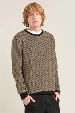 KOMODO KOMODO Herren vegan Bio-Baumwoll Pullover Hakku Schwarz – Produktbild 1 von 1