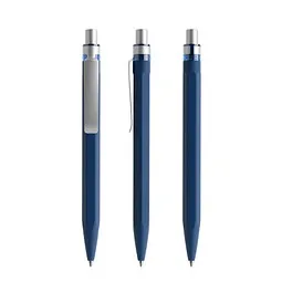 prodir prodir QS50 Soft Touch PRS Push Kugelschreiber, Sodalite Blue-Silver satin finish – Produktbild 1 von 1